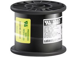KY�OWA UL�ϔM�r�j���≏�d�� UL1007 AWG22 100M �� UL1007 AWG22 100M BK