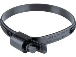 HCL z[Xoh Ezyclamp ta25.0`100.0mm Ε8.0mm iC12 PWD-13-100-SC-PA12-BK
