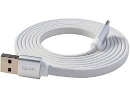 �����d�� ELPA �}�O�l�b�gUSB�t���b�g�P�[�u�� PD27W AtoC 1.5m �z���C�g MCA-FAC1527(WH)