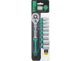 TAKAGI �z���_�[�t�� �\�P�b�g�����`�Z�b�g 9pcs �����p9.5mm (�C���`) HSS-3