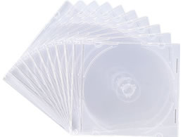 サンワサプライ Dvd Cdプラケース スリムタイプ クリア 10枚入 Forestway 通販フォレストウェイ