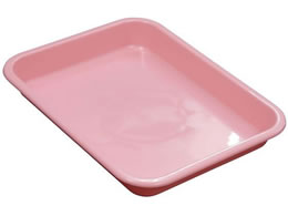 ���{�㗝��� PP�o�b�g No.1PK No.1 �v���X�`�b�N�g���[ 23-7220-07 217X157X28MM(�s���N)