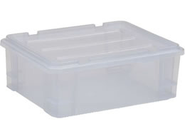 ��艻�H �|���R���e�i�[(�W�t)10-3260-0303 �N���A PT-21(485X370X185)