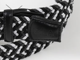 フィラ メンズメッシュベルト ブラックグレー F Forestway 通販フォレストウェイ