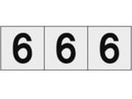 TRUSCO �����X�e�b�J�[ 30�~30 �u6�v �����^������ 3����