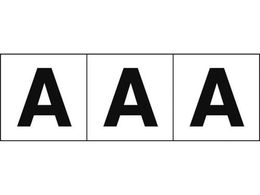 TRUSCO/�A���t�@�x�b�g�X�e�b�J�[ 30�~30 ���n/������