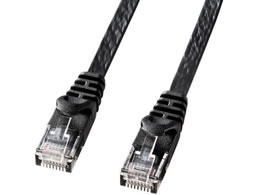 �T�����T�v���C �J�e�S��6�t���b�gLAN�P�[�u�� 3m �u���b�N LA-FL6-03BK