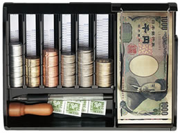 コクヨ 手提げ金庫 ダイヤル錠付き A5サイズ ダークグレー CB-13DM