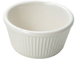 ●サイズ：８５×４５ｍｍ●容量：１２０ｃｃ●材質：メラミン●カラー：ボーン●耐熱温度：−１８度〜＋１００度