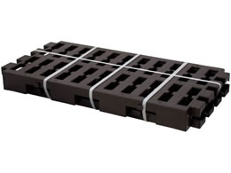 LIV PLUS �x�X�g�R �}���`�p���b�g 2�� �u���E�� 37.5�~74cm