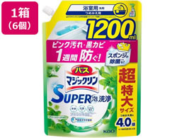 KAO oX}WbNSUPERCLEAN O[n[u l 1200mL 6