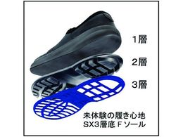 シモン 安全靴 編上靴 SL22-BL黒／ブルー 26.5cm | Forestway【通販 