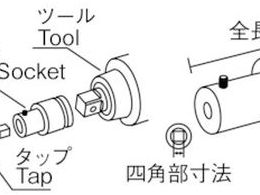 ナック ソケット 6PT 差込角63.5x対辺110mm □▽853-0857 24110 1個