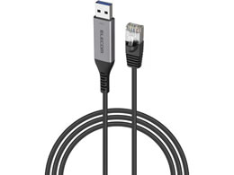 �G���R�� USB-A LAN�ϊ��P�[�u�� 1Gbps 3m �u���b�N LD-AL1G30BK