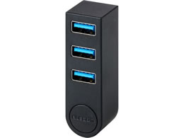 �G���R�� USB�n�u C�ڑ� USB-A�~3 ���^ �u���b�N U3HC-R030BK