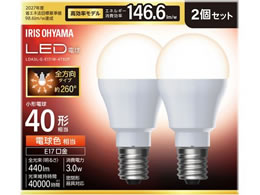 LED�d�� E17 40�` �d��*2 LDA3L-G-E17W4T92P