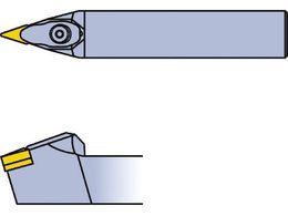 三菱 外径・倣い加工用 DVVN形ダブルクランプ式バイトホルダ VN形 