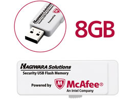 USB3.0 McAfee�E�B���X�΍� 8GB HUD-PUVM308GA1