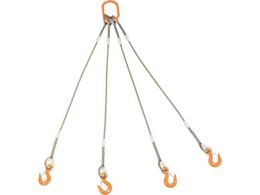 TRUSCO 4�{�݂�W�X�����O �t�b�N�t�� 6mm�~2m GRE-4P-6S2