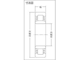 NTN H 大形ベアリング NU形 内輪径130mm外輪径230mm幅40mm NU226