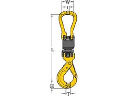 YOKE フック付き絶縁スイベル 12.5T 8-124-20 | Forestway【通販 ...