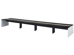 Netforce ���[�N�v�� �t���[�A�h���X�f�X�N 8�l�p ��5600 WH�~DBR