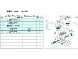 ULVAC DA-121DpeiXLbg DA-121D MAINTENANCEKIT