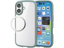 �G���R�� iPhone17 �ϏՌ��P�[�X �O���[�� PM-A25ATSLFCGN