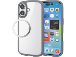 �G���R�� iPhone17 �ϏՌ��P�[�X �O���[ PM-A25ATSLFCGY