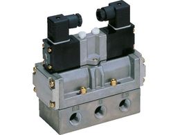CKD 4Fシリーズパイロット式5ポート弁セレックスバルブ 10C[dm[[の3乗 ...