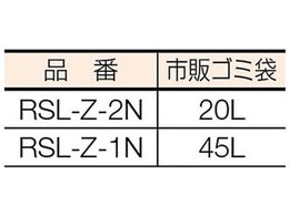 ぶんぶく 角型ロータリー屑入Bライン RSL-Z-1N | Forestway【通販 