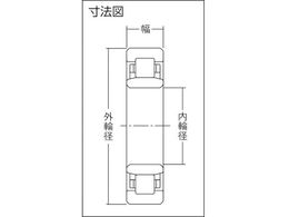 NTN 円筒ころ軸受 NJ形 内輪径150mm 外輪径270mm 幅45mm NJ230