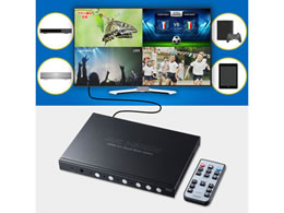サンワサプライ 4入力1出力HDMI画面分割切替器 4K対応 | Forestway