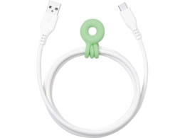 \jbN Ȃ₩VRUSBP[u1m TypeAtoCzCg UL-6968-W