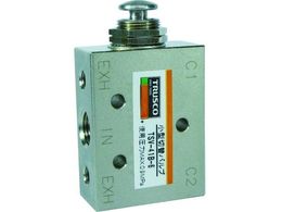 TRUSCO 4�������^�ؑփo���u 5�|�[�g 1�^8 �{�^���^�C�v TSV-41B-6