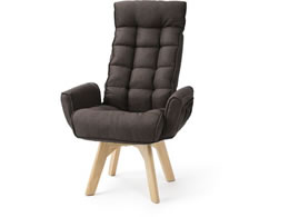 �A�C���X�I�[���} ��]�t�@�u���b�N�`�F�A �n�C�o�b�N �u���E�� FACN-KHB