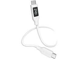 �G���R�� Type-C�d�͕\���P�[�u�� 1m 240W �z���C�g MPA-CCW10WH