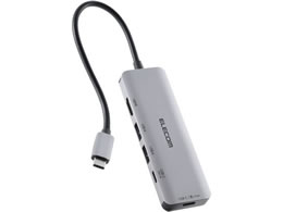 �G���R�� Type-C�h�b�L���O�X�e�[�V���� 5-in-1 �V���o�[ DST-051BPSV