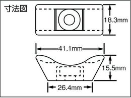 パンドウイット タイマウント 耐候性黒 (25個入) TMEH-S10-Q0