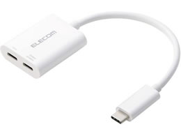 �G���R�� USB-C �ϊ��A�_�v�^ 100W PD �z���C�g MPA-C2CPD100WH