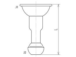 �����쏊 �{�[���W���C���g�g��A�_�v�^�[ 2313-EB