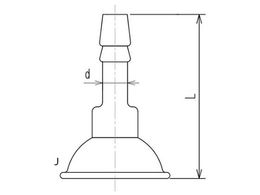 �����쏊 �{�[���W���C���g�z�[�X�R�l�N�^�[�I�X 2318-B-8