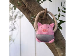 アドメイト 犬用オモチャ ふわふわデンタルロープ ヌイグルミブタ Forestway 通販フォレストウェイ