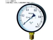 右下/スター 圧力計 A枠立型・φ75 圧力レンジ0.0〜0.10MPa S-31-0.1MP