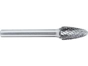 スーパー/スーパー超硬バー シャンク径6mm 砲弾型 シングルカット 刃径:3.0 SB3C01S