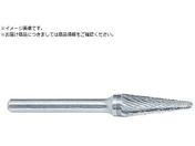 スーパー/スーパー超硬バー ロングシャンク径6mm テーパー型 シングルカット刃径6.0 SB7C01SL