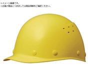 ミドリ安全/FRP製ヘルメット 野球帽型 通気孔付 イエロー