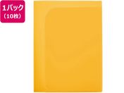 G)プラス/通知表ホルダー 6ポケット イエロー 10枚 FL200SF/79824