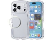 �G���R��/iPhone18 Pro Grippy �\�t�g�P�[�X �Ɍ� �N���A/PM-A26CGRPUCKCR