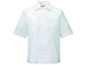 KAZEN WLD/コックシャツ L レッド/401-47